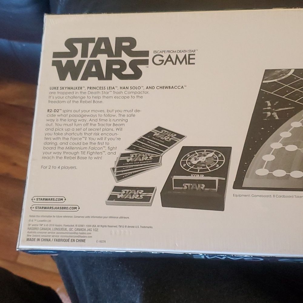Star Wars 'Escape from Death' Board Game W Action Figure 2018 New Sealed - Picture 6 of 8